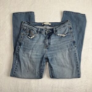 Levi's 505 Straight Leg Blue Denim Jeans Women's Size 8 Waist 30" x 28" Inseam
